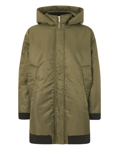 Rabens Saloner - Siif Padded Tech Jakke - Olive Night